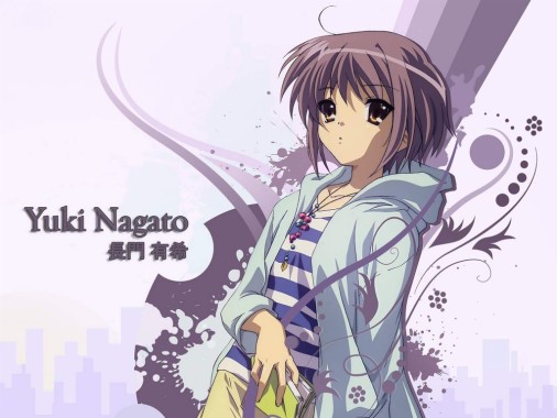 Wallpaper Yuki Nagato Girl Look Attitude Yuki Nagato 1024x768 Download Hd Wallpaper Wallpapertip