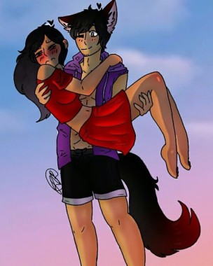 Aphmau Aaron Kawaii Aphmau Characters Fan Art - 736x653 - Download HD