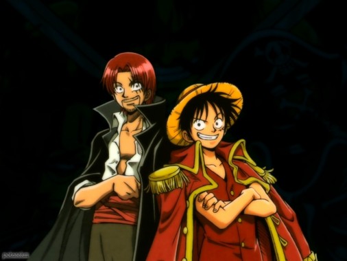 One Piece Wallpaper Shanks And Luffy - 1024x768 - Download HD Wallpaper ...