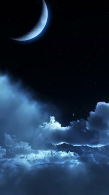 Night Sky Anime - 848x1200 - Download HD Wallpaper - WallpaperTip