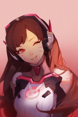 anime dva overwatch fanart 2048x2048 download hd wallpaper wallpapertip anime dva overwatch fanart 2048x2048