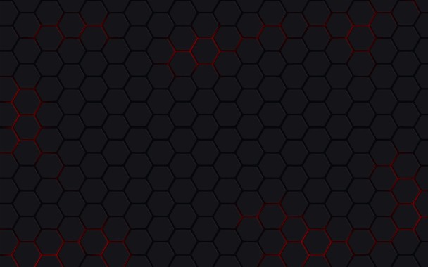 黒と赤の六角形 六角形の壁紙 19x1080 Wallpapertip