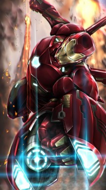 Iron Man Nanotech Suit Wallpaper Hd - 736x1308 - Download HD Wallpaper ...