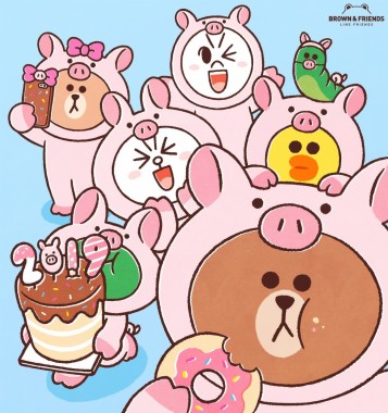 Line Friends Wallpapers Free Line Friends Wallpaper Download Wallpapertip