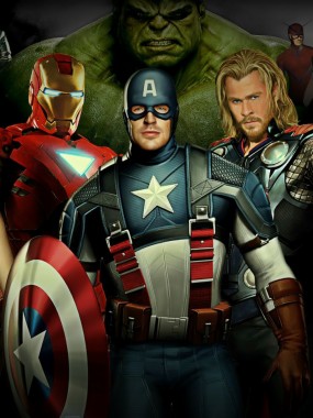 Iroman Thor Hulk Captain America - 1536x2048 - Download HD Wallpaper ...