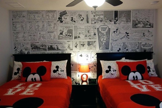  Mickey  Mouse  Bedroom Kamar  Bertema Mickey  Mouse  