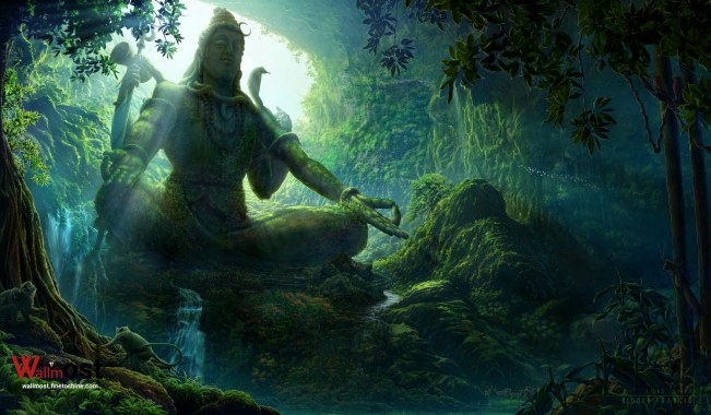 Lord Shiva Smoking Chillum - 1422x800 - Download HD ...