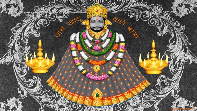 Khatu Shyam Baba Wallpaper - Khatu Shyam Baba - 1600x900 - Download HD Wallpaper - WallpaperTip