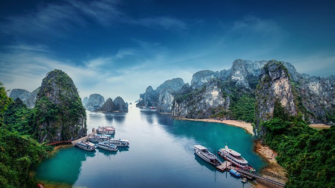 Ha Long Bay Viet Nam Hd Wallpapers Free Download - Halong Bay ...