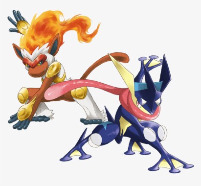 Pokemon Infernape Vs Greninja Hd Png Download Infernape And Greninja 860x794 Download Hd Wallpaper Wallpapertip