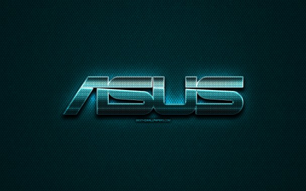 Asus Glitter Logo, Creative, Blue Metal Background, - Label - 2560x1600 ...