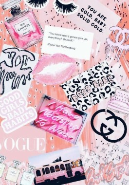 Fashion Collage - Pink Aesthetic Wallpaper Vsco Collage Backgrounds ...