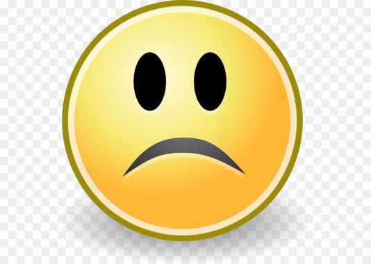 Sad Emoji Illustration, Sadness Smiley Emoji Emoticon - Sad Smiley