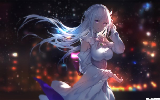 Emilia Re Zero Wallpaper Phone 2560x1600 Download Hd Wallpaper Wallpapertip