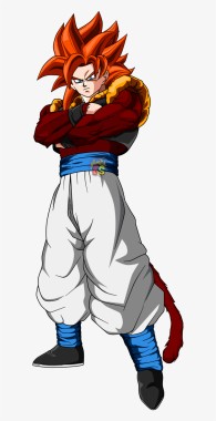 Gogeta Ssj4 Render Dragon Ball Xenoverse By Fradayesmarkers - Gogeta ...