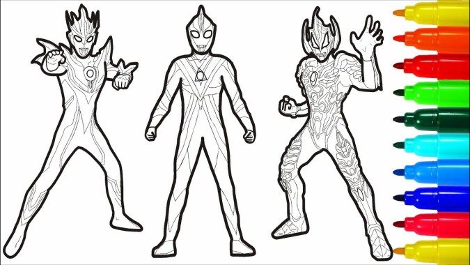 ultraman zero colouring pages  1280x720  download hd
