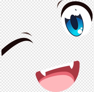 Anime Character Illustration, Eye Smile Anime Mouth, - Anime Mouth Png ...