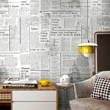 White Old English Letter Newspaper Vintage Wallpaper Newspaper Feature Wall 800x800 Download Hd Wallpaper Wallpapertip