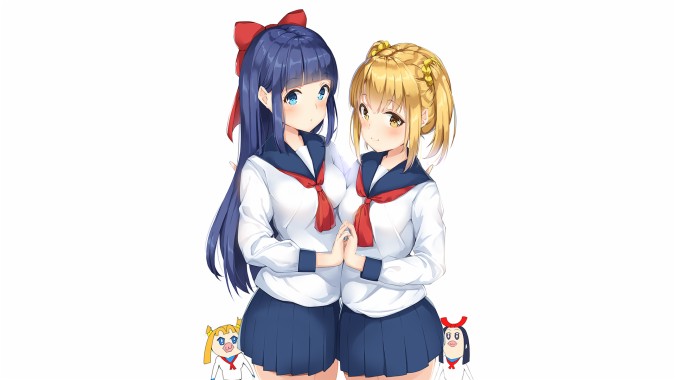 Pop Team Epic 19x1080 Download Hd Wallpaper Wallpapertip