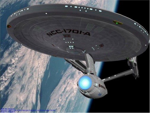 Star Trek, Uss Enterprise , Space, Multiple Display - Aerospace ...