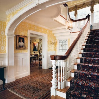 A Quintessential Colonial Revival Entrance Hall Is - Colonial Revival ...