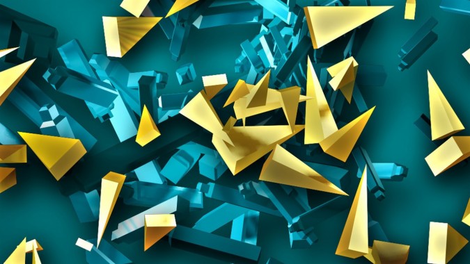 3d Abstract Desktop Wallpaper - Triangle - 1334x750 - Download HD ...