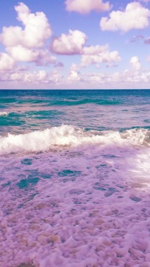 Pink Water Waves - 640x1136 - Download HD Wallpaper - WallpaperTip