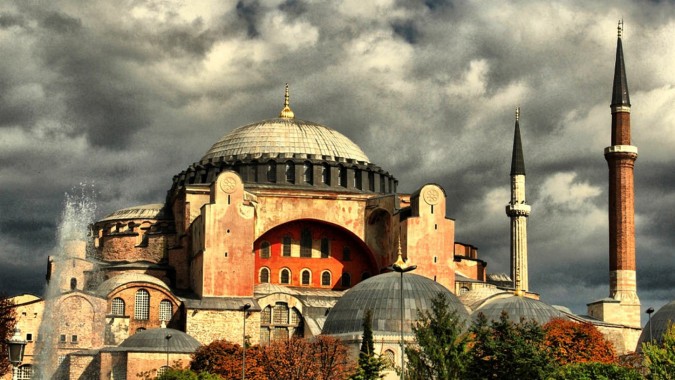 Hagia Sophia Mosque In Istanbul Wallpaper Hd - Hagia Sophia - 2560x1440 ...