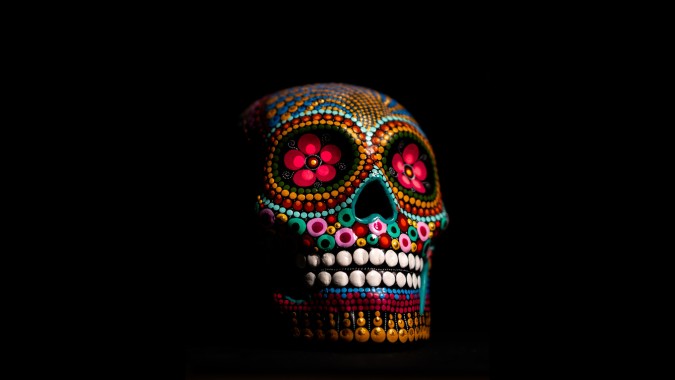 Girly Sugar Skull Wallpapers Data-src - Mexican Day Of The Dead Designs