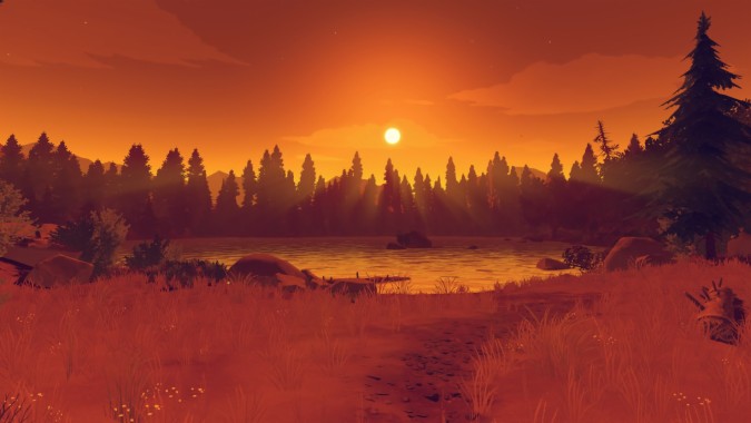 Featured image of post Firewatch Wallpaper Red Brown watch tower wallpaper untitled firewatch night forest