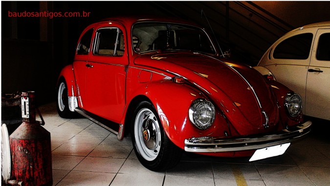 Fusca Vermelho Armazem Garagem Carros Antigos X Download HD Wallpaper WallpaperTip