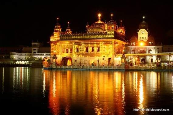 Night Images Of Golden Temple - 1024x768 - Download HD Wallpaper ...