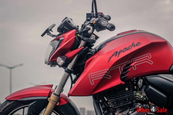 Tvs Apache Rtr 200 4v India Apache Rtr 160 Red Modified
