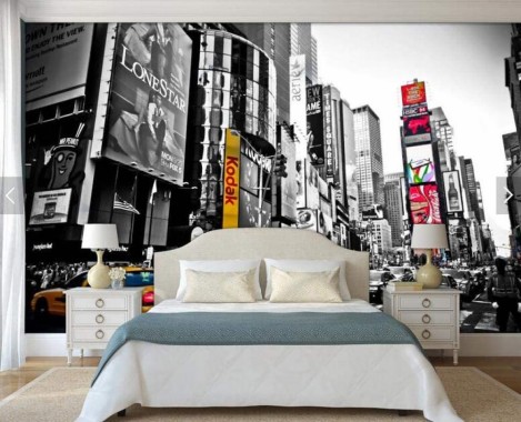 New York Bedroom Wallpaper - 765x629 - Download HD Wallpaper - WallpaperTip