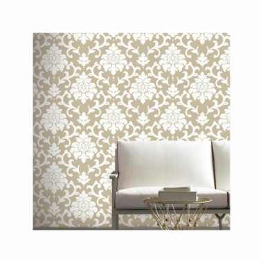 Damask Peel And Stick Wallpaper - 750x750 - Download HD Wallpaper