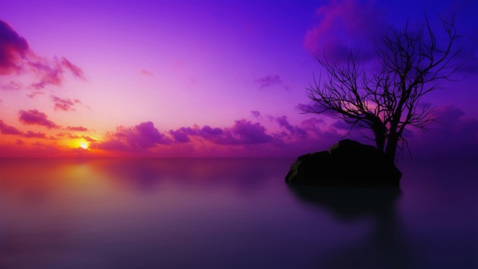 Download Purple Aesthetic Wallpaper Desktop - WallpaperTip