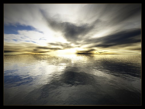 Ocean Scenery 3 By Orbitol Customization Wallpaper - Reflection ...