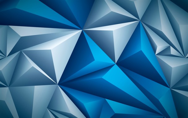 3000x2000, Blue And White Geometric Wallpaper Avec - Blue Geometric