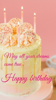 Birthday Wish Hd Images Download May Your All Dreams Come True 564x1002 Download Hd Wallpaper Wallpapertip