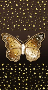 Download Golden Butterfly Wallpaper Hd 444x794 Download Hd Wallpaper Wallpapertip