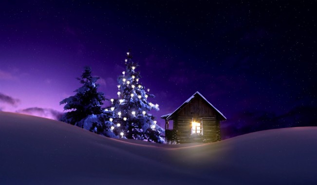 Download Night Before Christmas Wallpaper - Christmas Village Wallpaper ...