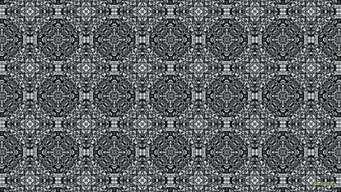 Silver Pattern Wallpaper Digital Art Wallpapers 1932 - Black And Silver ...