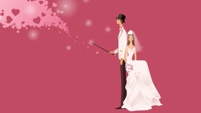 Vector Wallpaper Hochzeit Braut Different Animated Wedding Background 1920x1080 Download Hd Wallpaper Wallpapertip