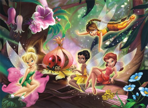 ディズニー妖精壁壁画 ディズニー妖精壁紙 19x1402 Wallpapertip