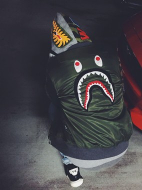 bape shark tshirt