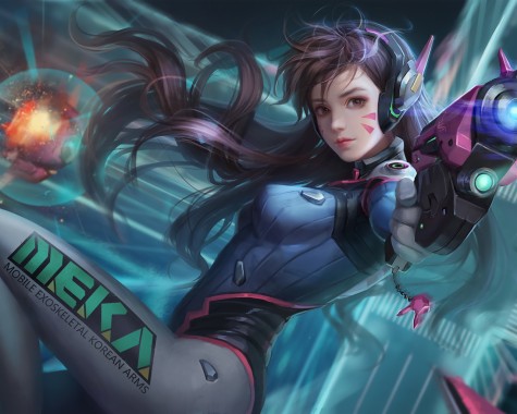 Overwatch Wallpaper - Dva Overwatch Wallpaper 4k - 1024x768 - Download ...