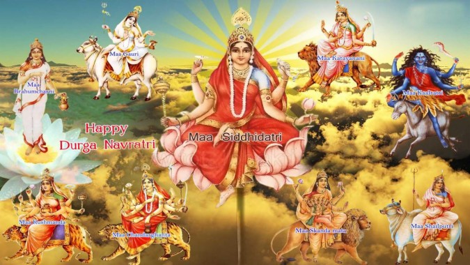 Maa Durga Poster Background 1280x720 Download Hd Wallpaper Wallpapertip