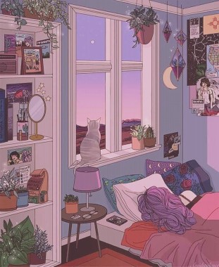 Aesthetic Anime Room Background - 720x879 - Download HD Wallpaper -  WallpaperTip