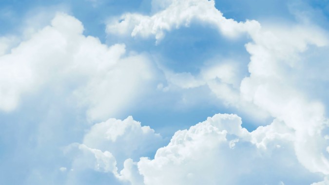 Light Blue Sky With White Clouds - 1920x1080 - Download HD Wallpaper ...