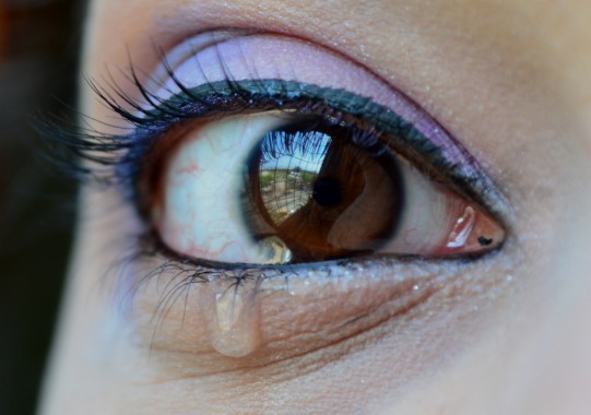 Teardrop Sad Eye Crying Tears Wallpaper Art Blue Eye Tear Drop